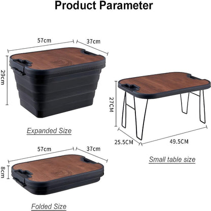 Portable Folding Storage Box for Camping Supplies