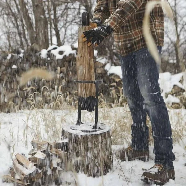 Effortless Automatic Log Splitter for Fast Chopping