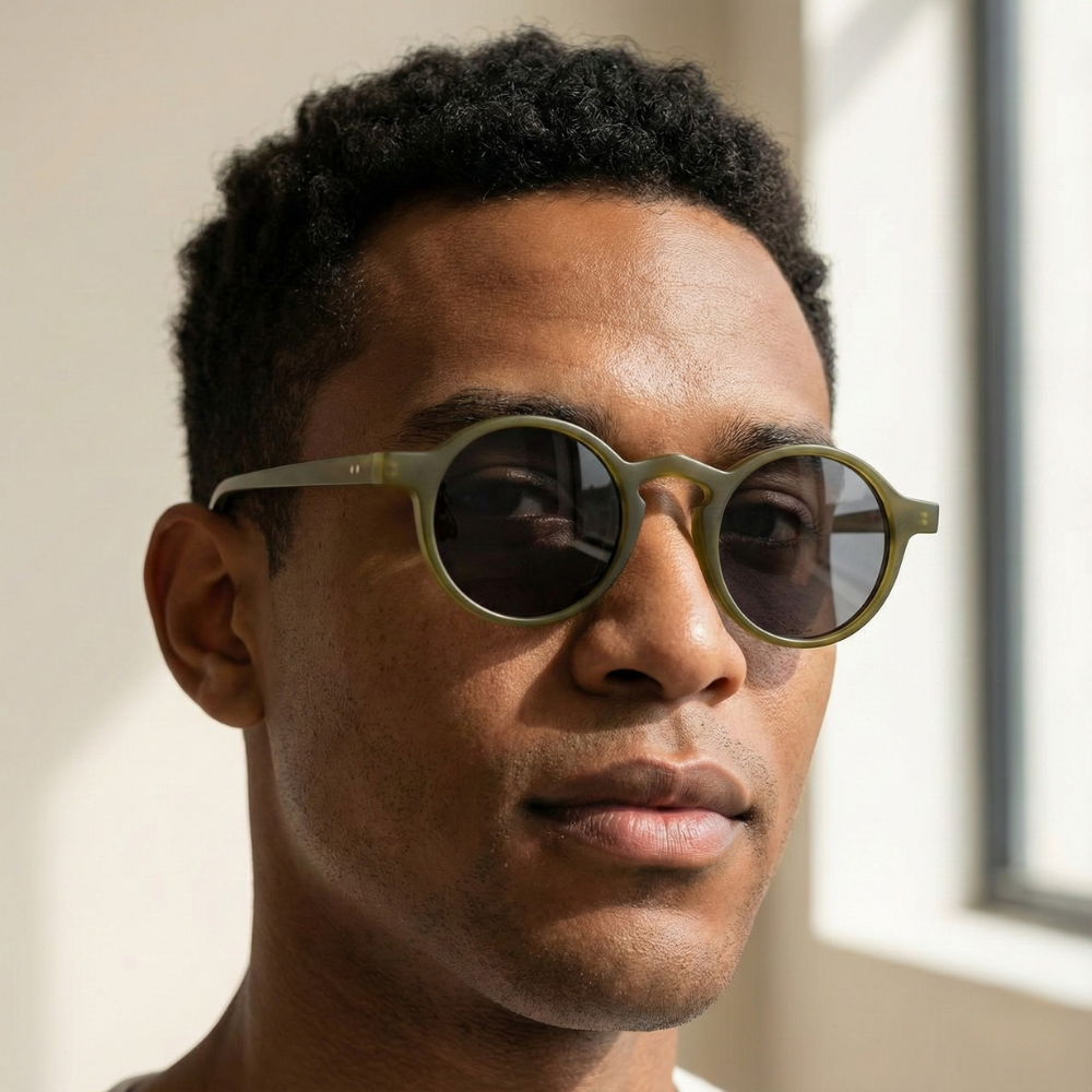 Fashion UV Protection Shades With Colored Lenses