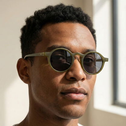 Fashion UV Protection Shades With Colored Lenses