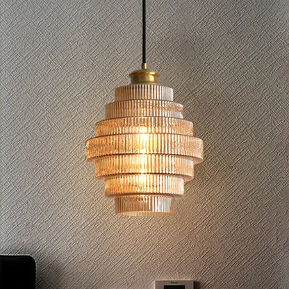 Luxurious Gold Tiered Pendant Light - Lusomart