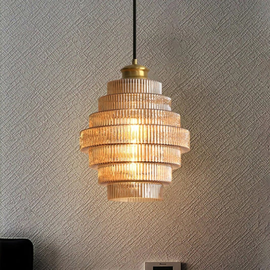 Luxurious Gold Tiered Pendant Light - Lusomart