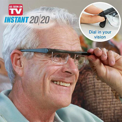 Flexible Focus Unisex Glasses With Adjustable Lenses