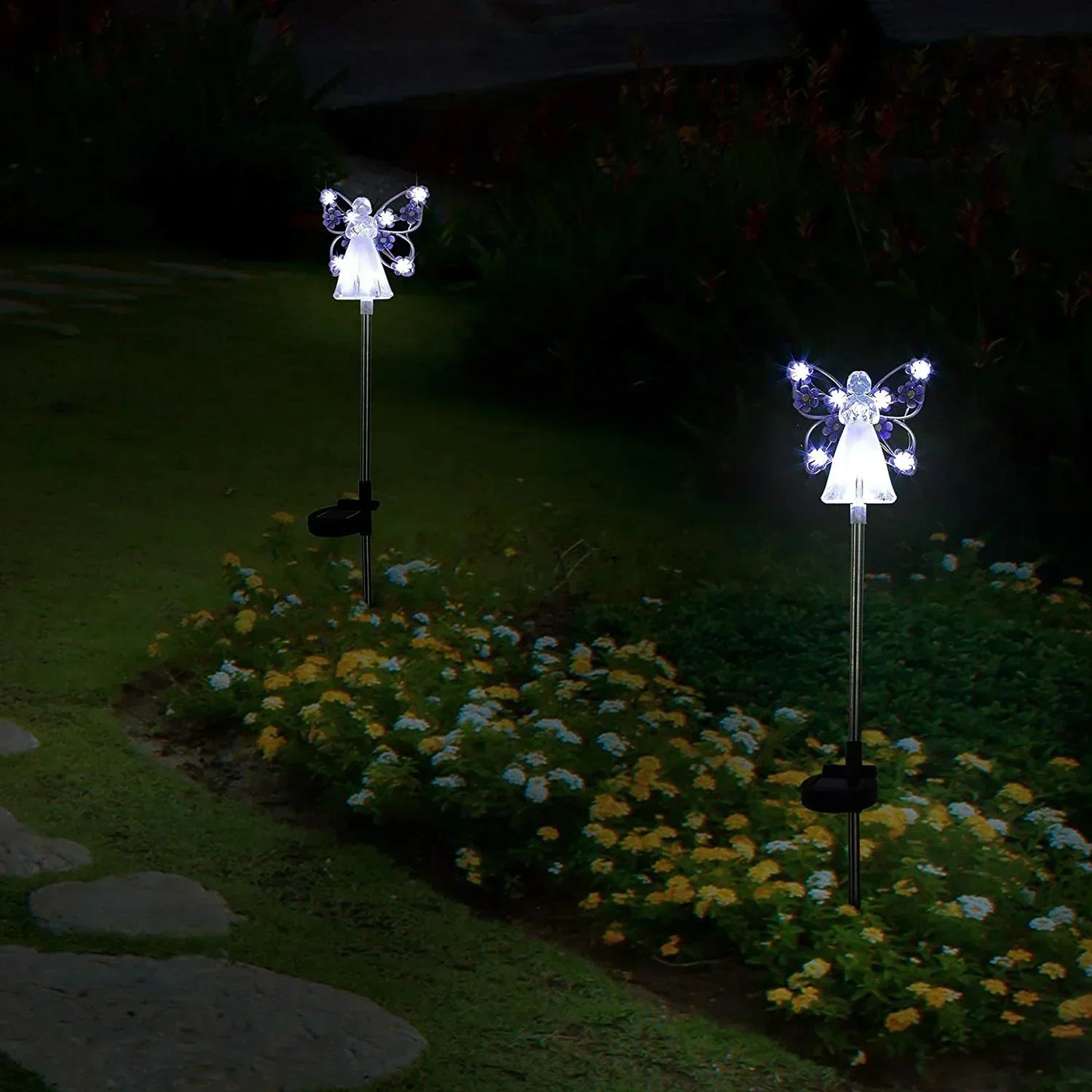 Bright Solar LED Garden Lamp