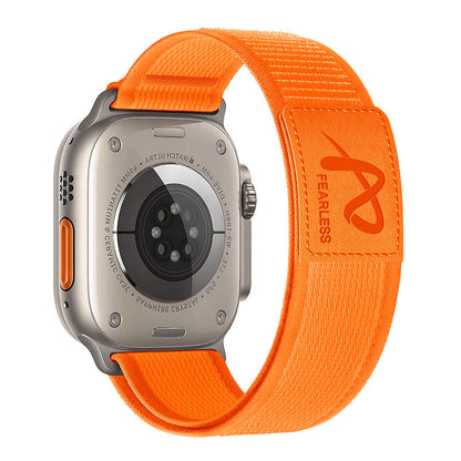 Durable Nylon Apple Watch Strap with Genuine Leather Tag