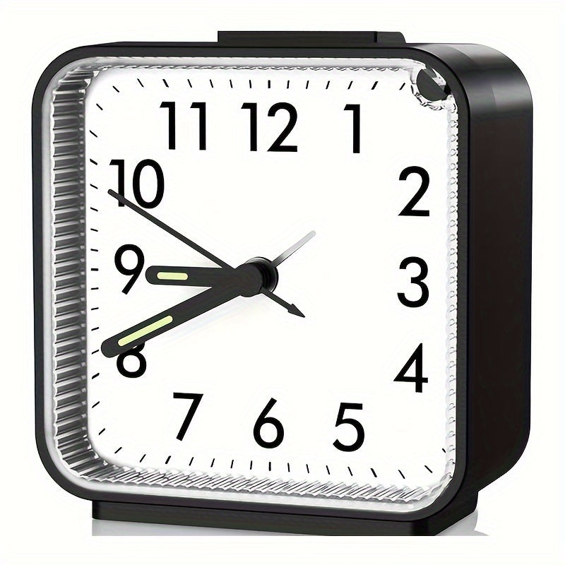 Compact LED Alarm Clock with Soft Nightlight