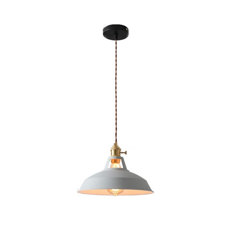 Vibrant Color Metal Drop Pendant Light Fixture