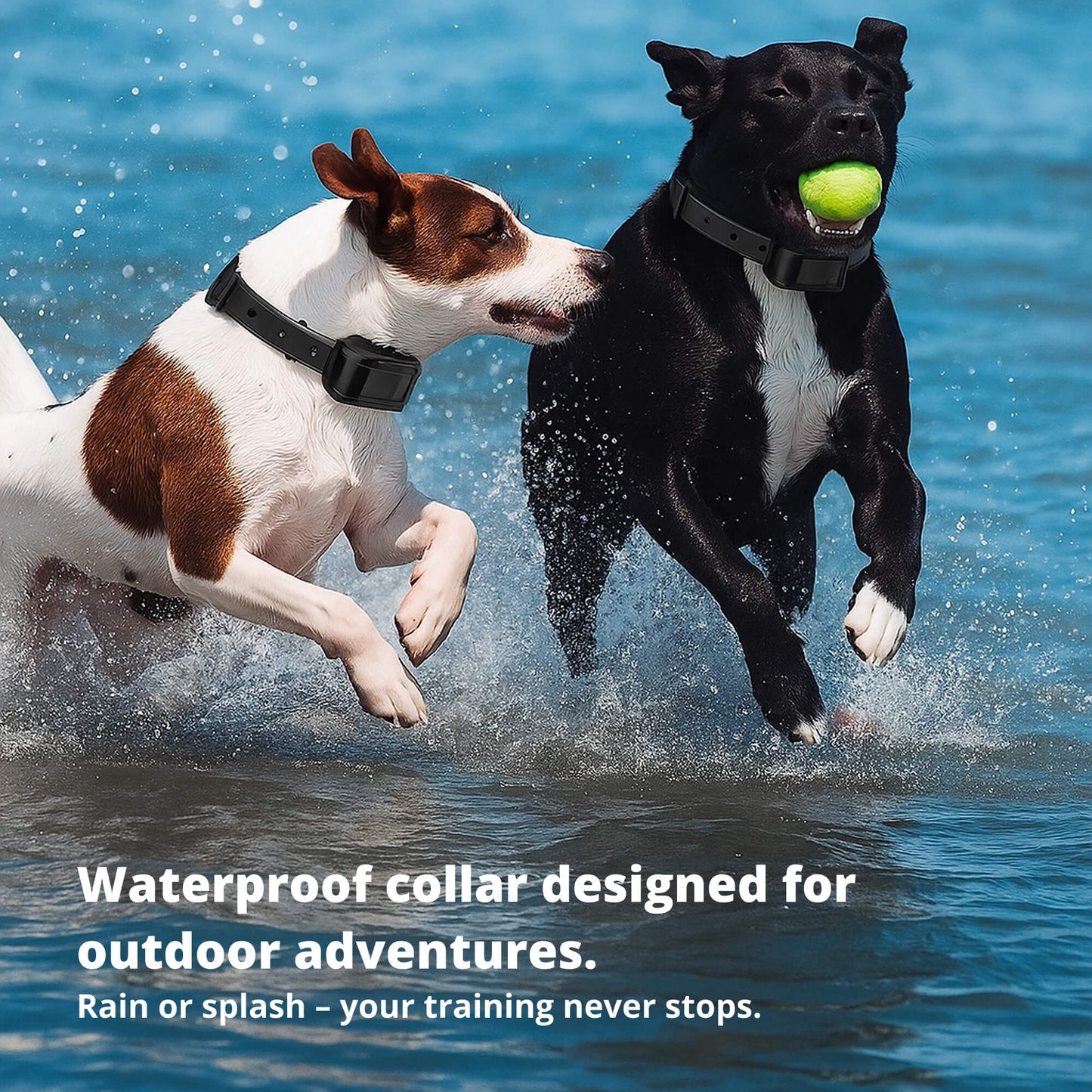 Long Range Waterproof Dog Training Collar With Rechargeable Remote