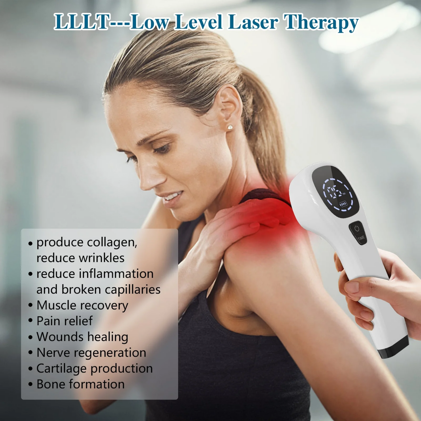 Portable Red Light Therapy Device for Home Use