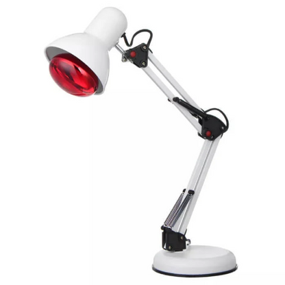 Portable Infrared Heat Therapy Lamp On Adjustable Stand
