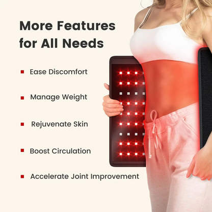 Slimming LED Waist Wrap for Home Body Sculpting