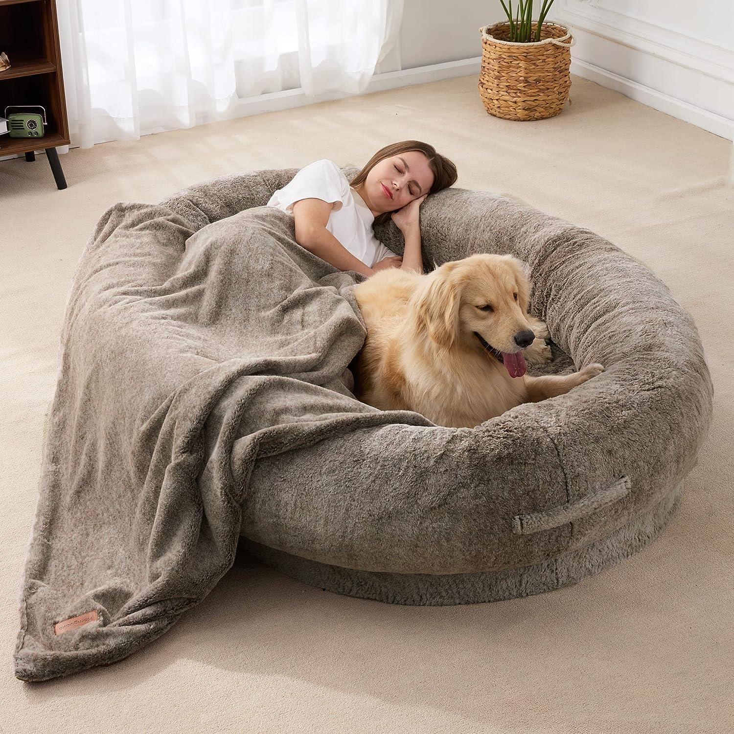Cozy Double Pet Bed for Dogs - Lusomart