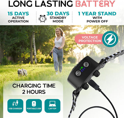 QuietPaw Anti Bark Collar for Small Dogs