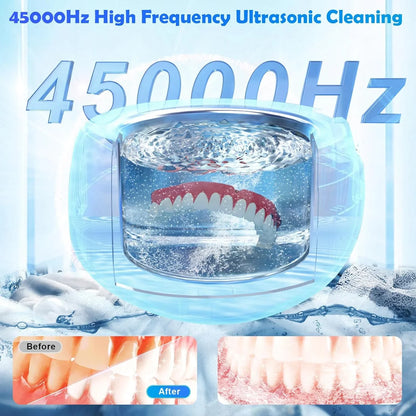 Powerful UV Sanitizing Ultrasonic Cleaning Device