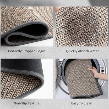 Durable Non Slip Indoor Door Mat Machine Washable