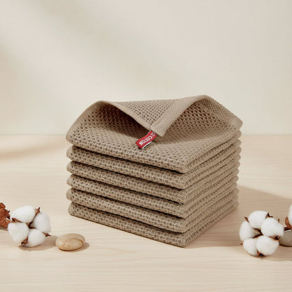 Gentle Kitchen Dish Towels Set Thick Absorbent Textured Weave