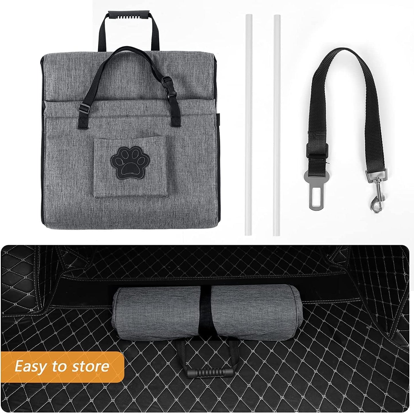 Pet Friendly Large Waterproof Car Seat Booster