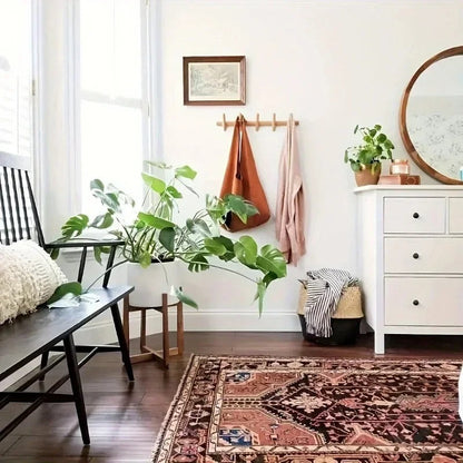 Natural Wood Storage Shelf