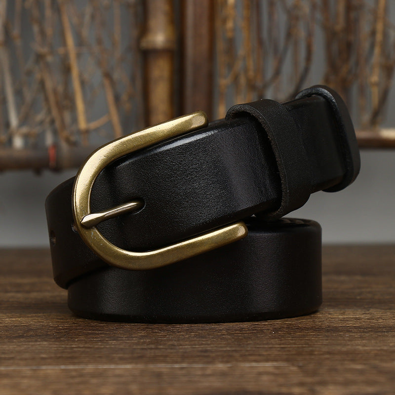 Genuine Leather Men's Classic Belt