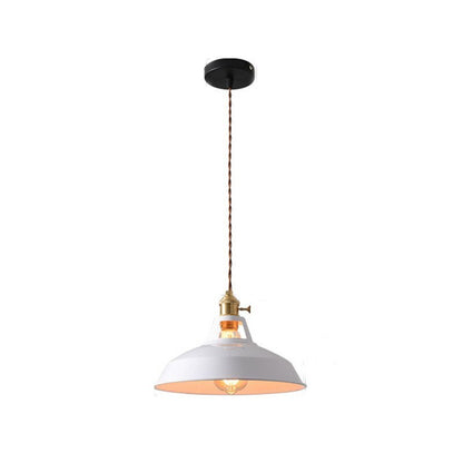 Vibrant Color Metal Drop Pendant Light Fixture