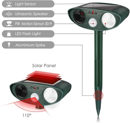 Outdoor Solar Powered Deer Repellent Motion Sensor