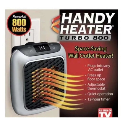 Compact 800W Personal Space Ceramic Home Heater