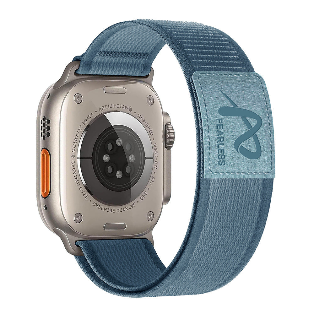 Durable Nylon Apple Watch Strap with Genuine Leather Tag