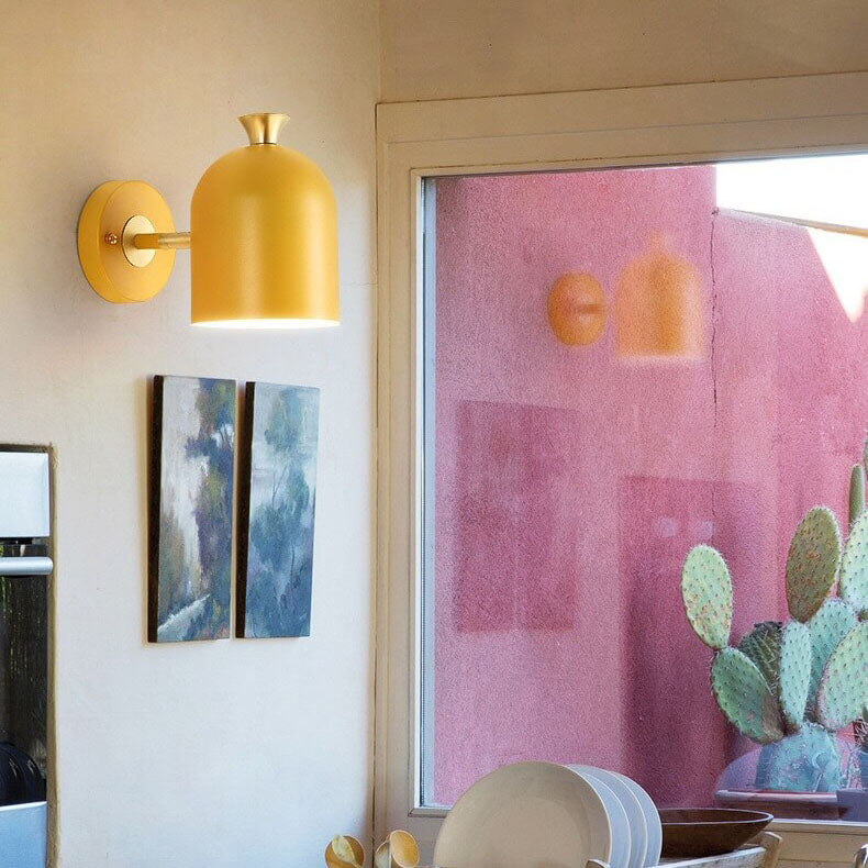 Modern Metal Round Wall Lamp Fixtures