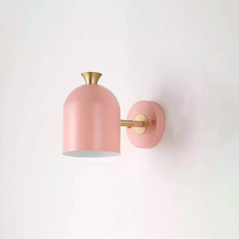 Modern Metal Round Wall Lamp Fixtures - Lusomart