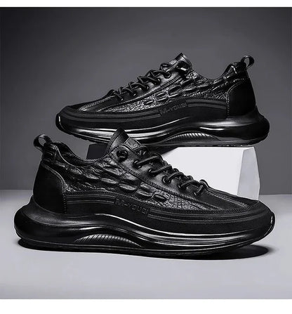 Comfortable Leather Support Sneakers for Men