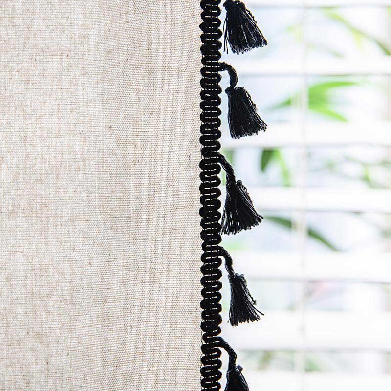 Stylish Patterned Blackout Curtains in Soft Cotton Fabric