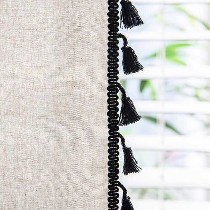 Stylish Patterned Blackout Curtains in Soft Cotton Fabric