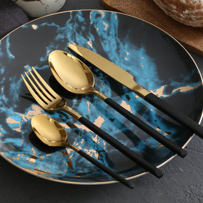 Luxury Stainless Steel Dinnerware Set for Formal Dining