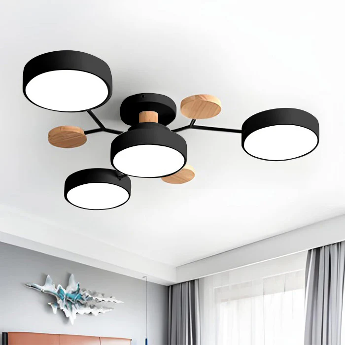 Circular Metal LED Pendant Light For Home