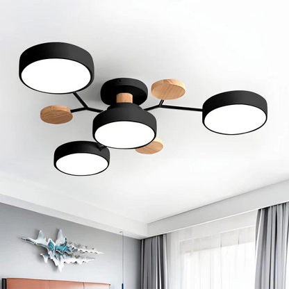Circular Metal LED Pendant Light For Home