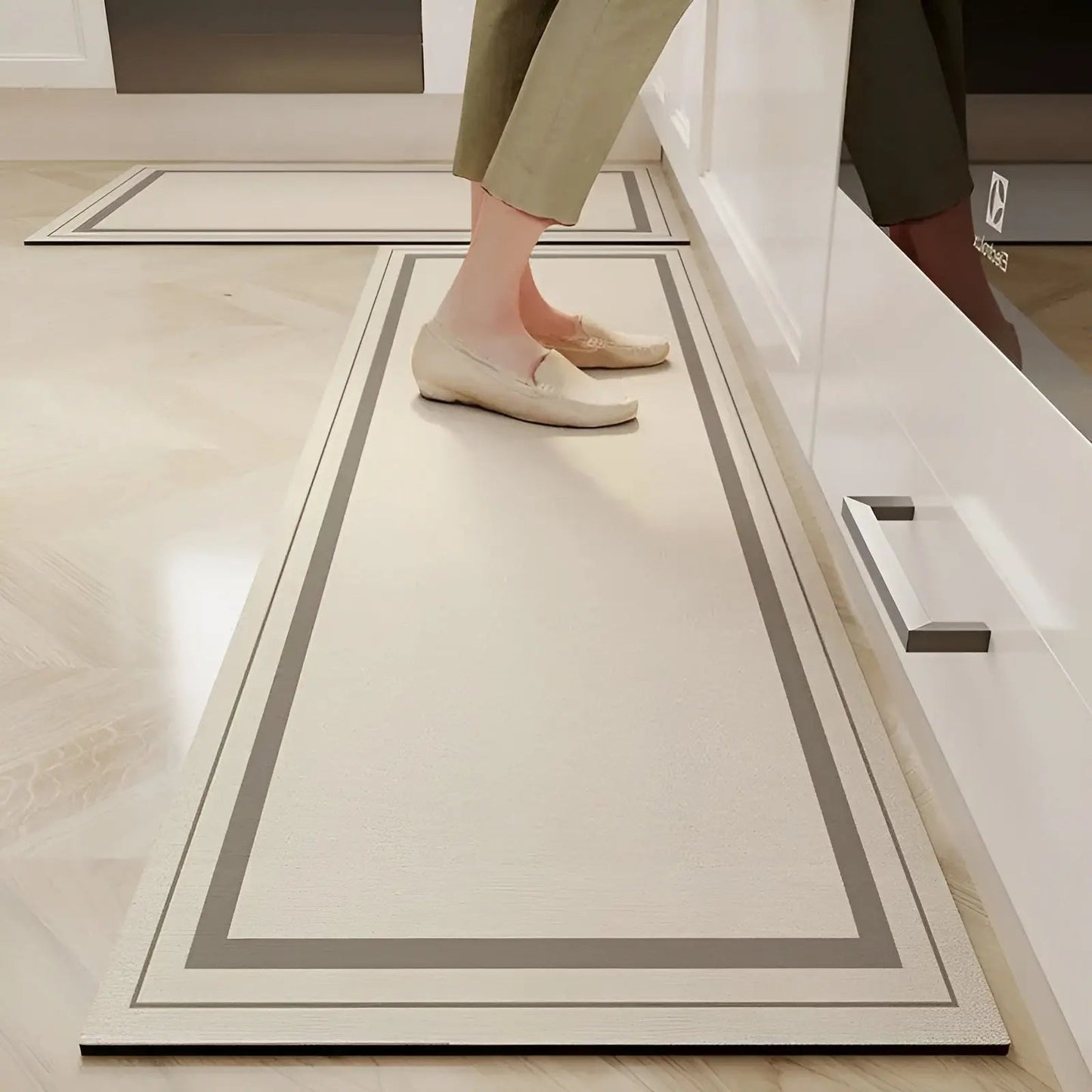 Waterproof Anti-Slip Kitchen Rug, Soft and Absorbent Mat