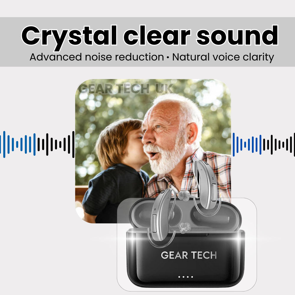 Rechargeable Wireless Noise Cancelling Hearing Amplifier