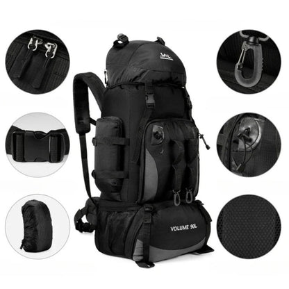 Lightweight 90L Water Resistant Hiking Backpack