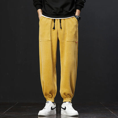 Comfortable Corduroy Sweatpants - Lusomart