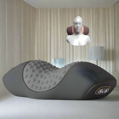 Warm Therapeutic Portable Neck Massager For Pain Relief - Lusomart