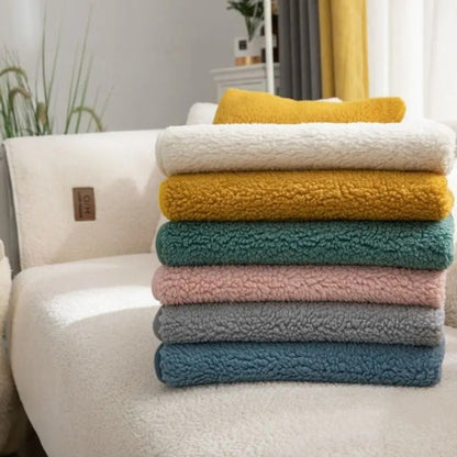 Soft Faux Fur Water Resistant Sofa Bed Slipcover