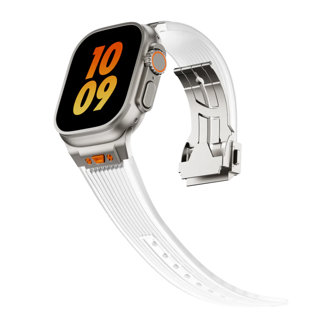 Transparent Soft Apple Watch Silicone Strap