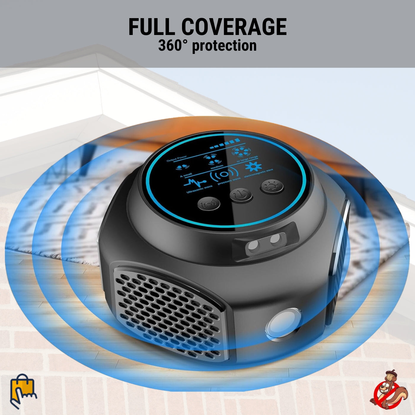 Effective Indoor Pest Repeller Ultrasonic Squirrel Deterrent