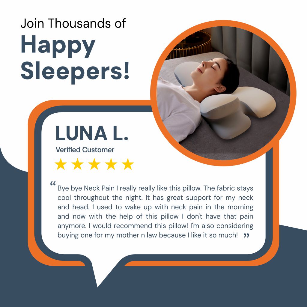 Contour Memory Foam Side Sleeper Pillow with Washable Cover