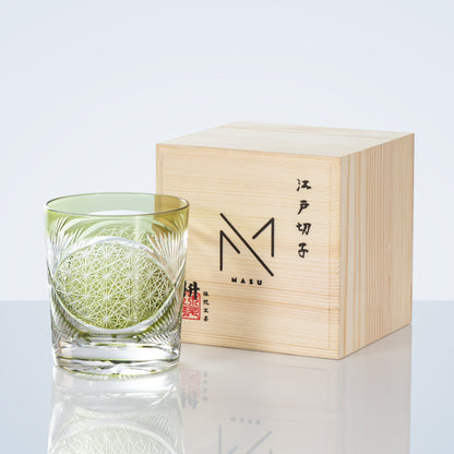 Luxury Engraved Whisky Glass Set with Wood Gift Box