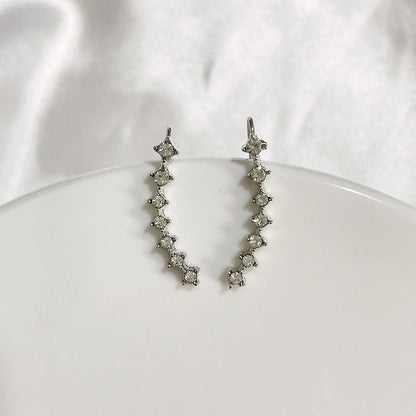 Sparkling Diamond Stud Earrings