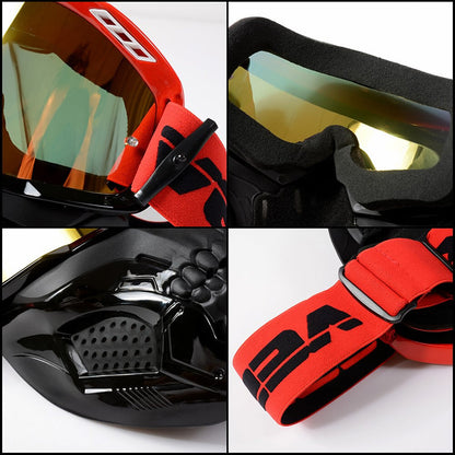 Tough Motorcycle Goggles with Shatterproof Lenses