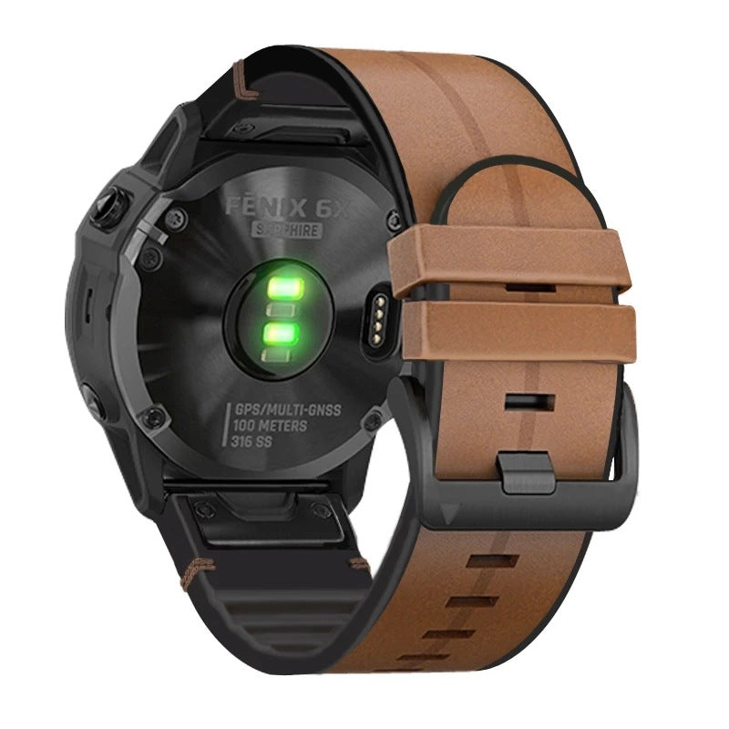 Durable Silicone Leather Band For Fenix Watches - Lusomart