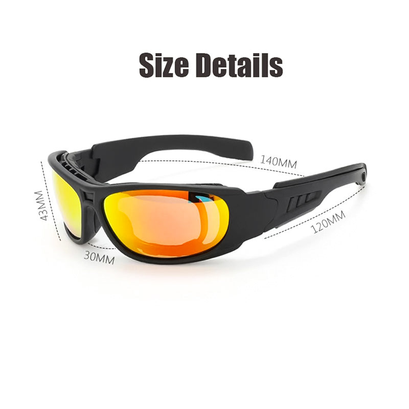 Ride Ready Polarized Motorcycle Sunglasses UV400