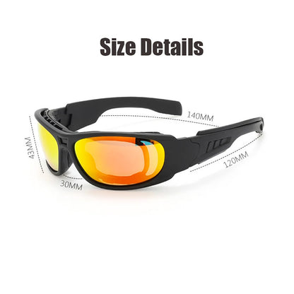 Ride Ready Polarized Motorcycle Sunglasses UV400